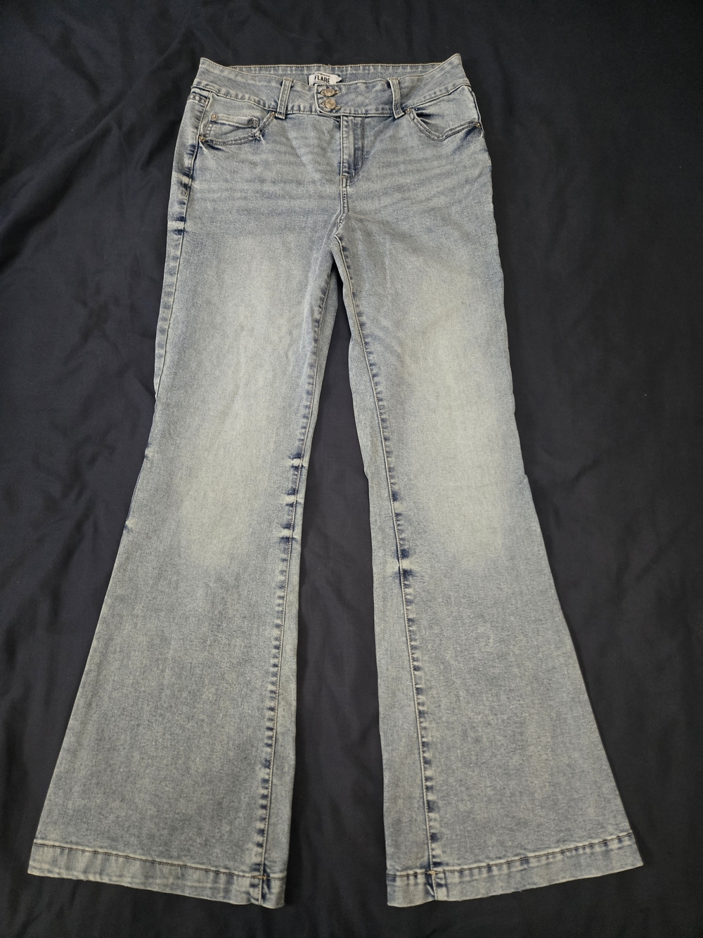 refuge Light Wash Flare Jeans